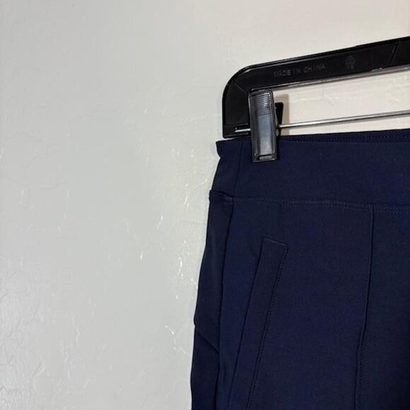 Athleta Pants Womens 6 Navy Ankle Tapered Pull On Stretch Pockets Headlands - Picture 2 of 9